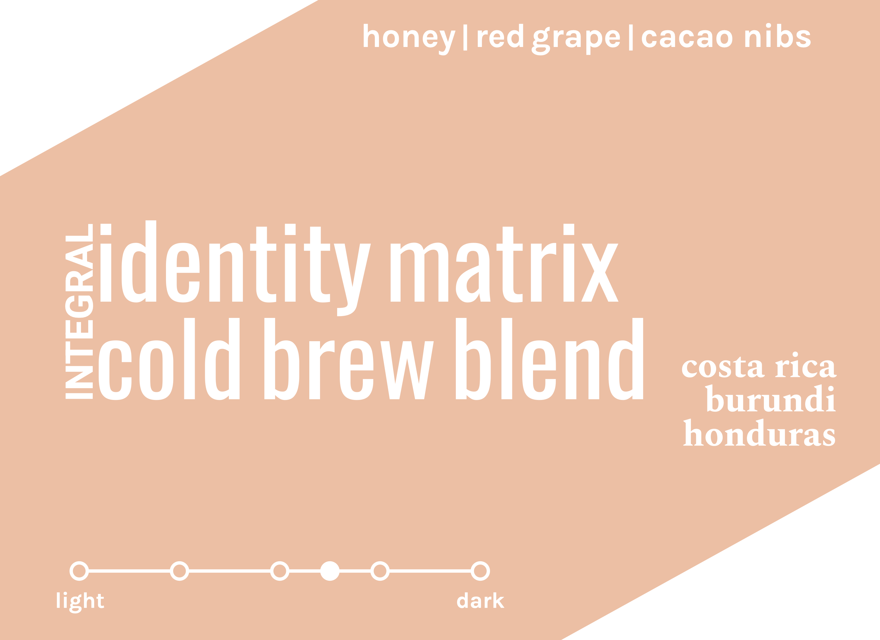 Integral Identity Matrix Cold-Brew Blend