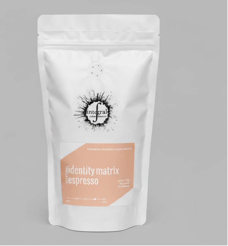 Identity Matrix Espresso bag
